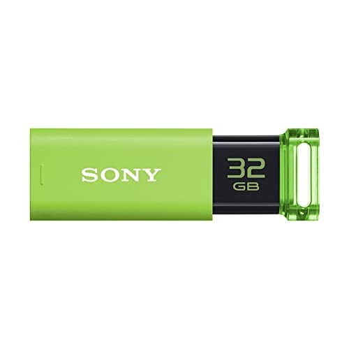 Sony USB Memory USB3.0 32GB Green Capless USM32GU G Flash Drive Computer Japan