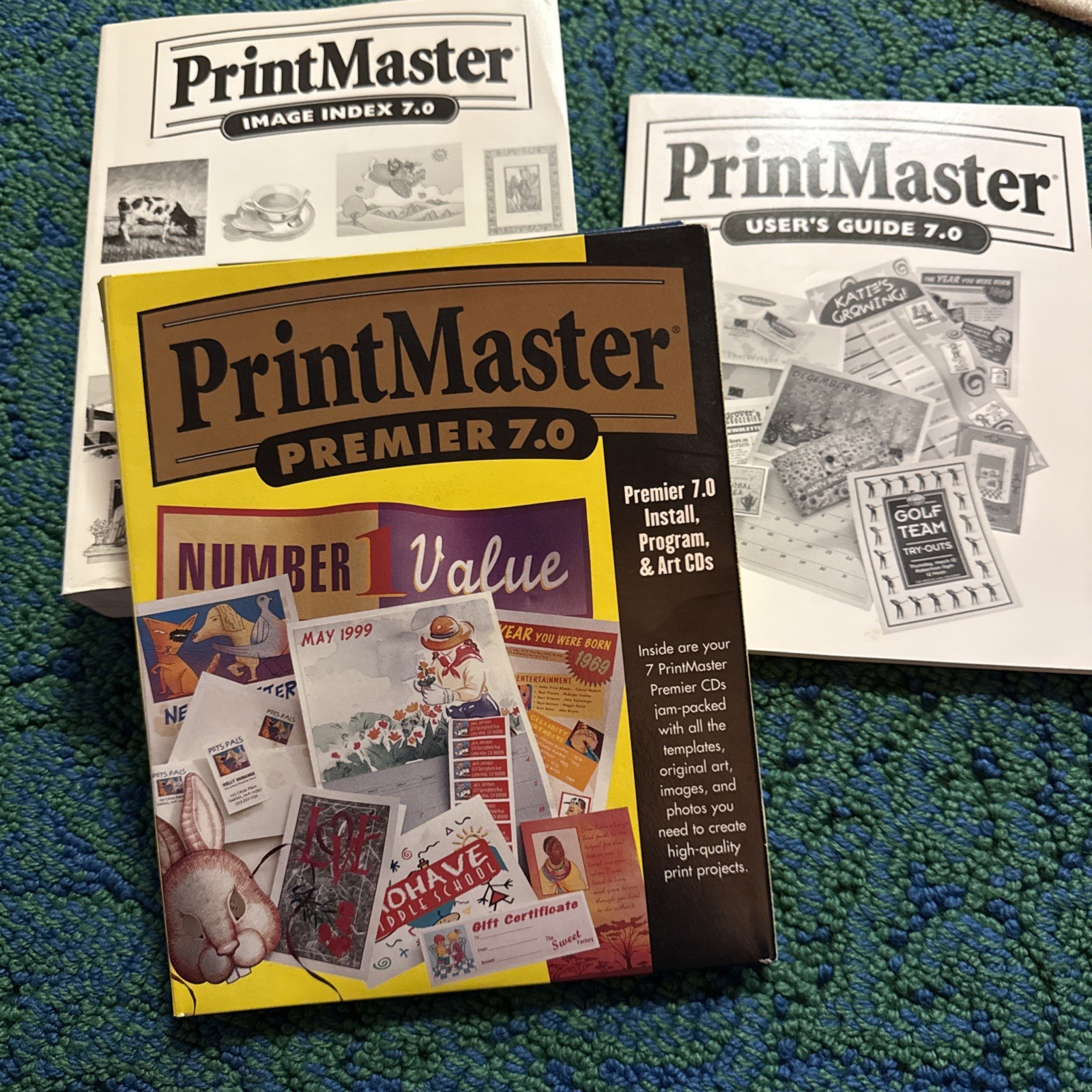 PrintMaster Premier 7.0 ~ Windows Graphics Desktop Publishing Software