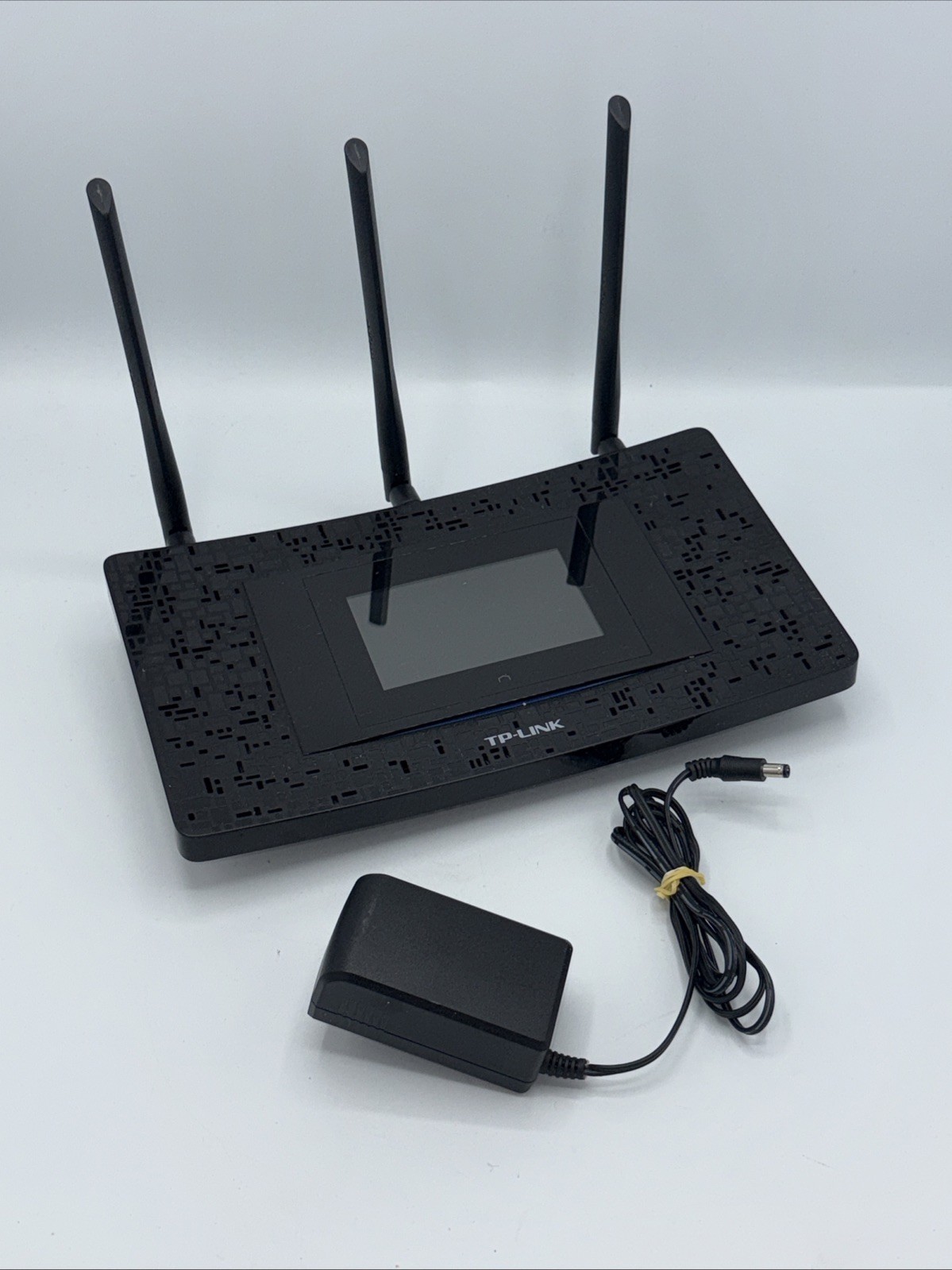 Tp-Link Ac1900 Touch Screen Wi-Fi Range Extender Model Re590t Black Tested