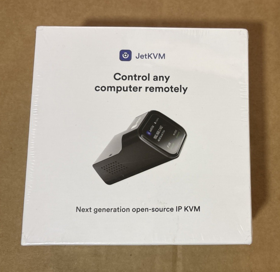 JetKVM Open-Source KVM Over IP Remote Server Management Device HDMI USB - NEW