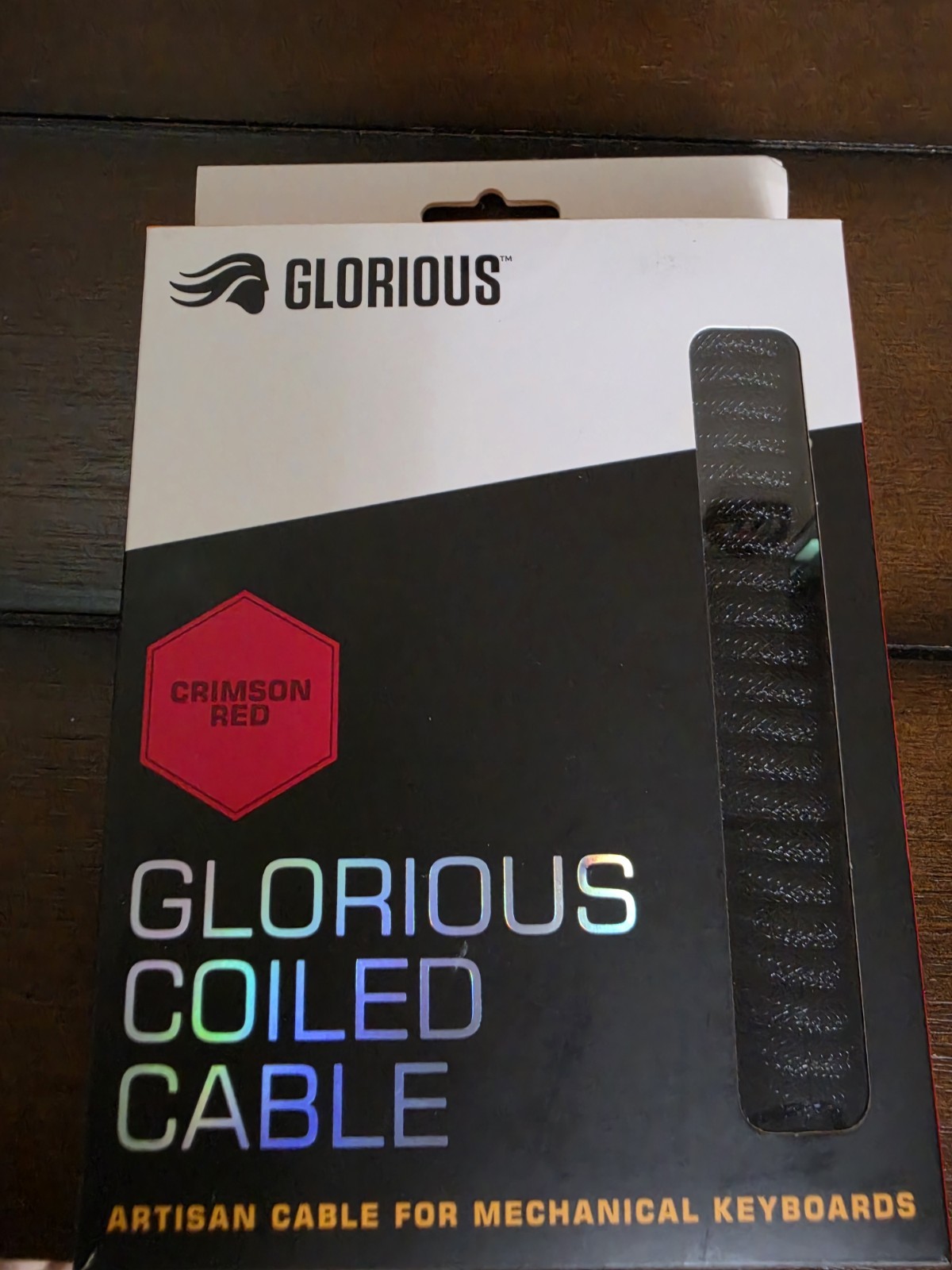 Glorious Coiled Artisan Cable Jet Black