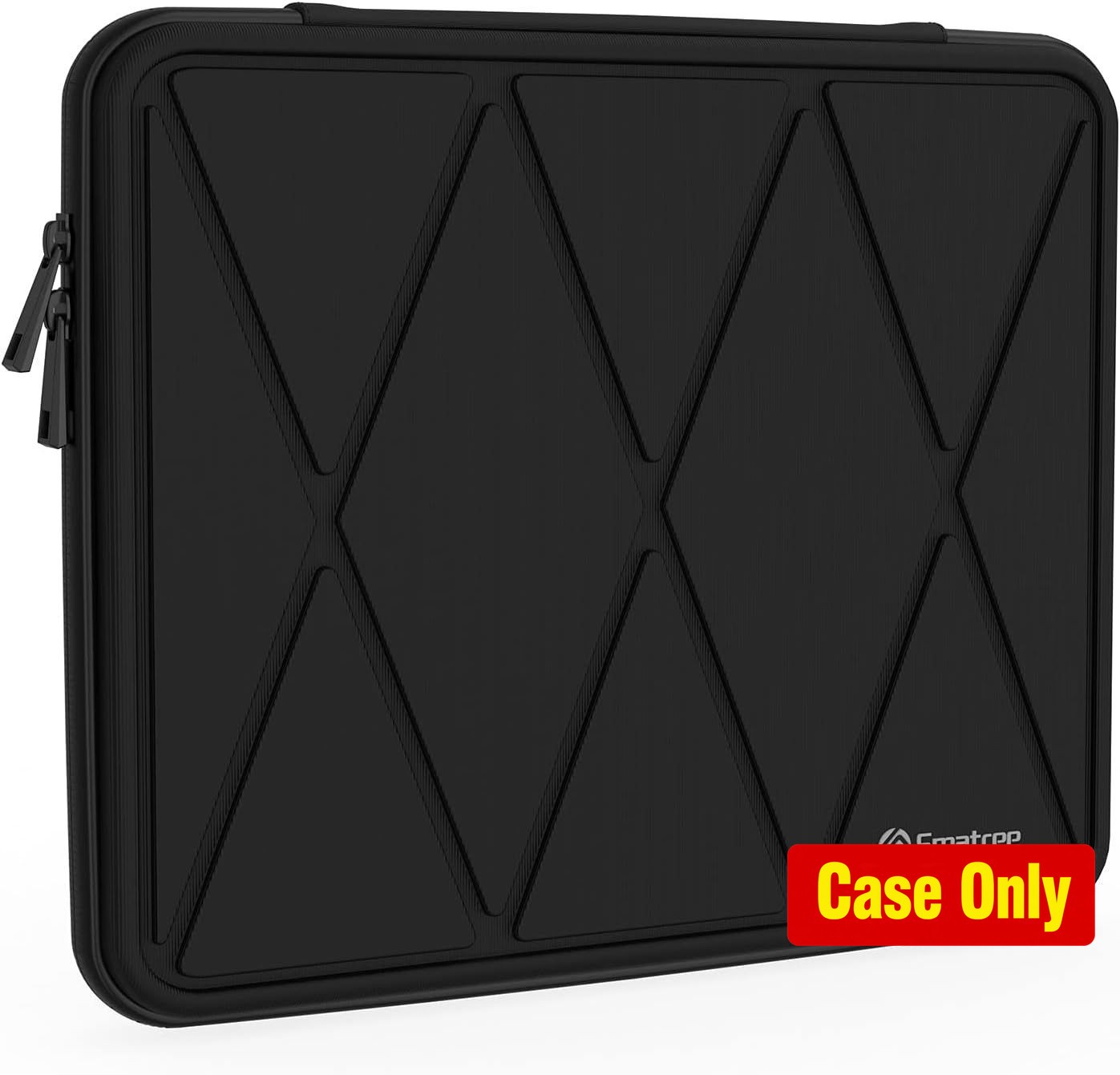 Case for 13inch iPad Air M3 2025, Hard Shell with Tablet Carry Case, Black