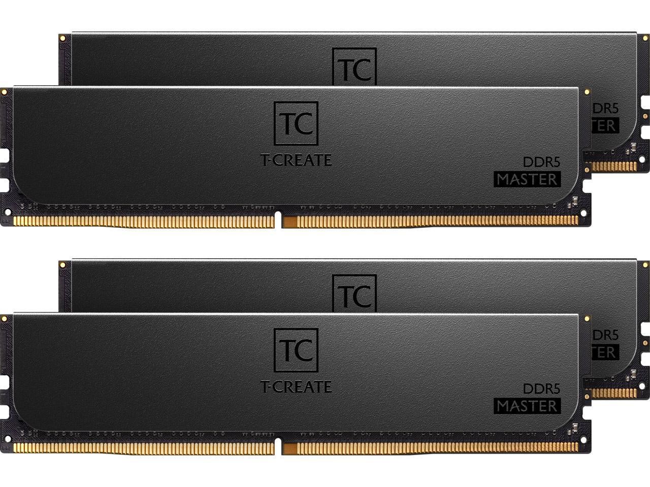TEAMGROUP CTCMD564G6000HC32AQC01 T-Create Master 64GB kits(16GBx4) DDR5 6000 (PC