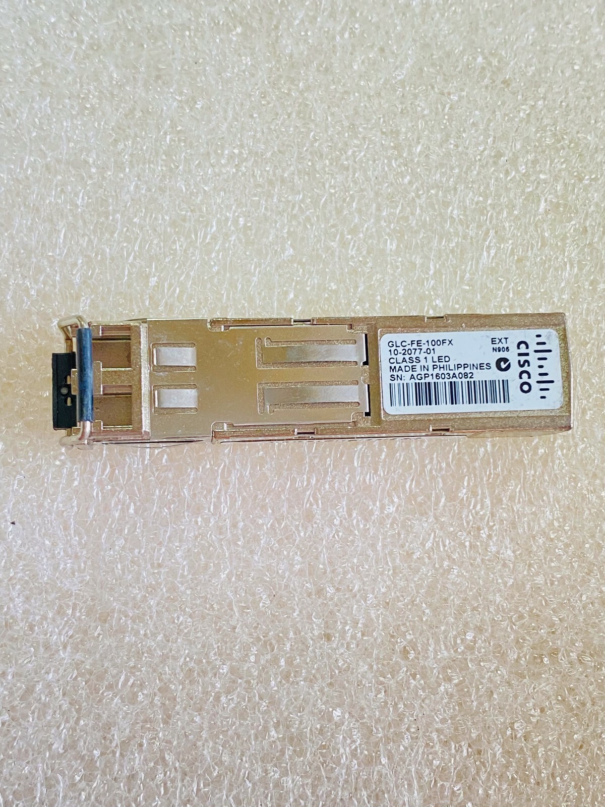 Cisco GLC-FE-100FX 100BASE-FX MMF 1310nm 2KM SFP Transceiver Module10-2077-01/02