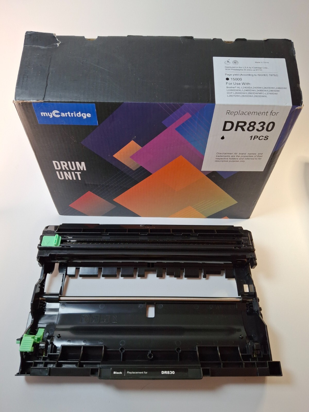 1-PK DR830 Drum Unit Compatible for Brother DR-830 MFC-L2760DW HL-L2865DW L2405W