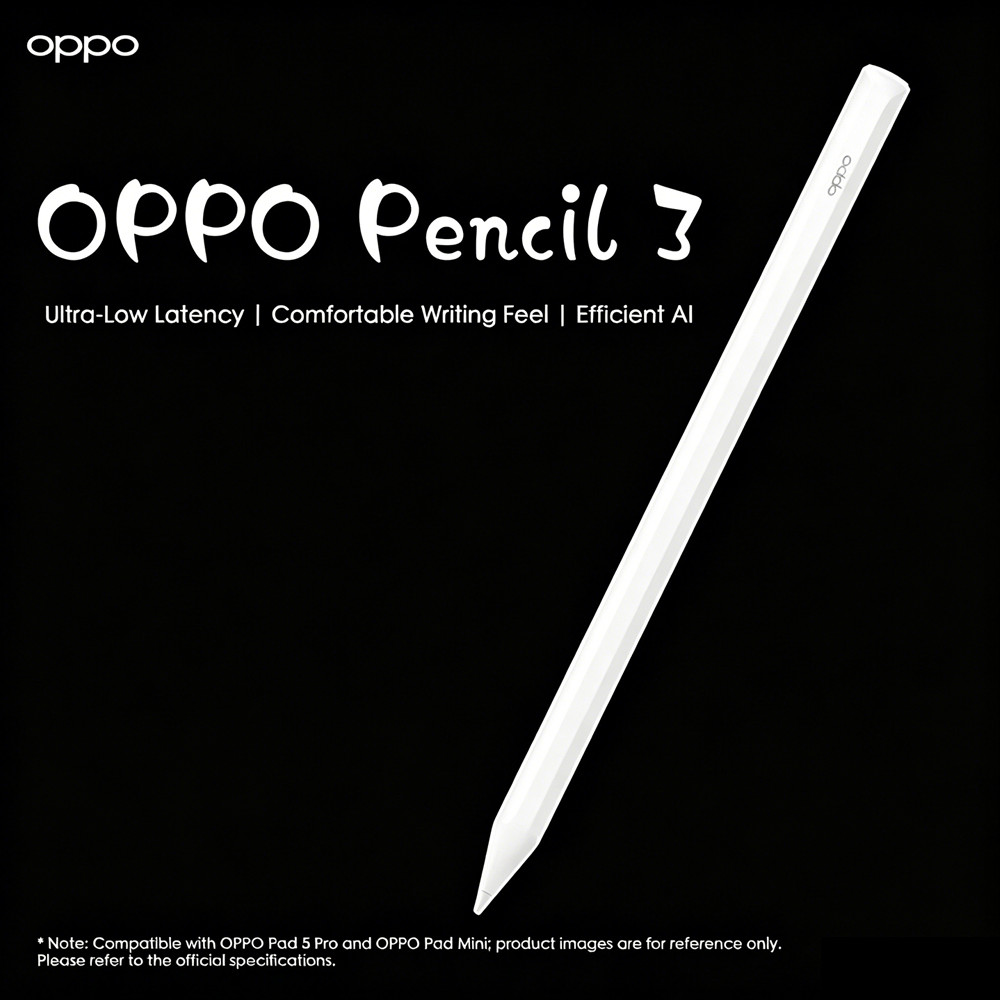 OPPO Pencil 3 – Magnetic Wireless Charging for Pad 5 Pro/Mini