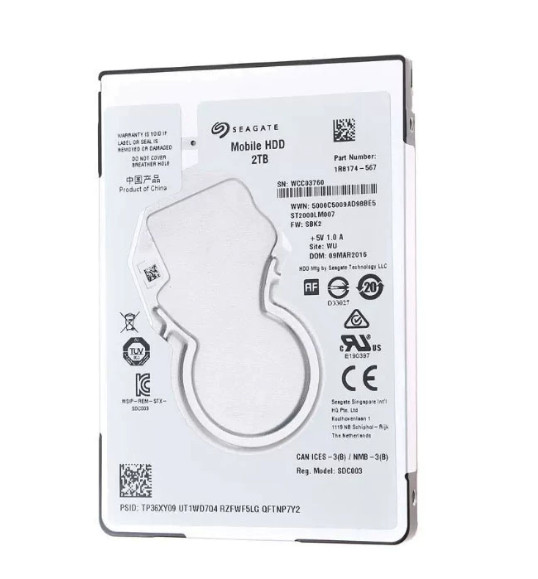Seagate ST2000LM007 CoolTron 2TB Notebook Hard Drive ST2000LM007