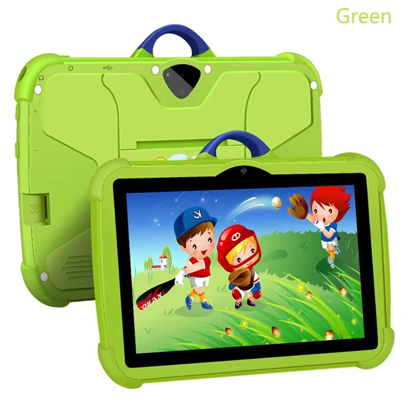 Cartoon Pattern Kids Tablet Android Learning Educational Games 4GB RAM 64GB ROM