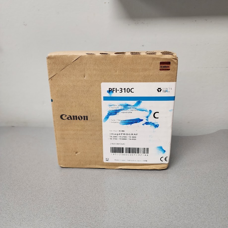 Canon PFI-310 Ink Tank 2360C001,  Cyan  for Canon imagePROGRAF TX-4000 Exp 2023