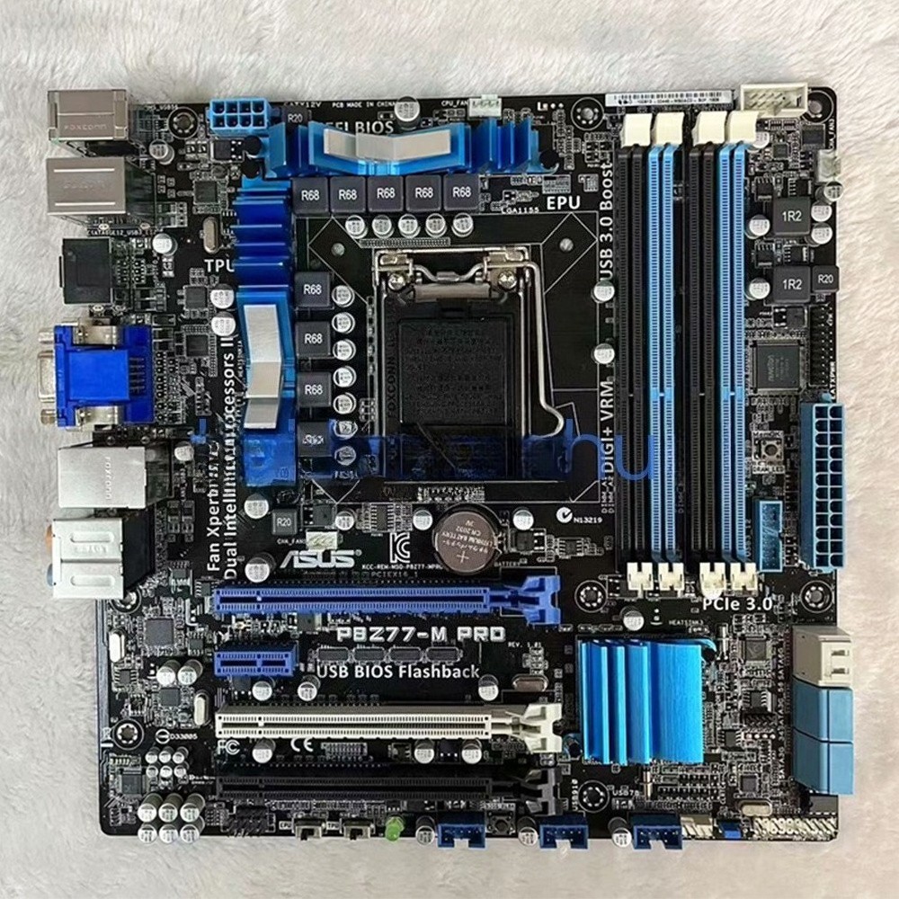 for ASUS P8Z77-M PRO Motherboard Intel Z77 LGA1155 MicroATX I/O Shield Tested