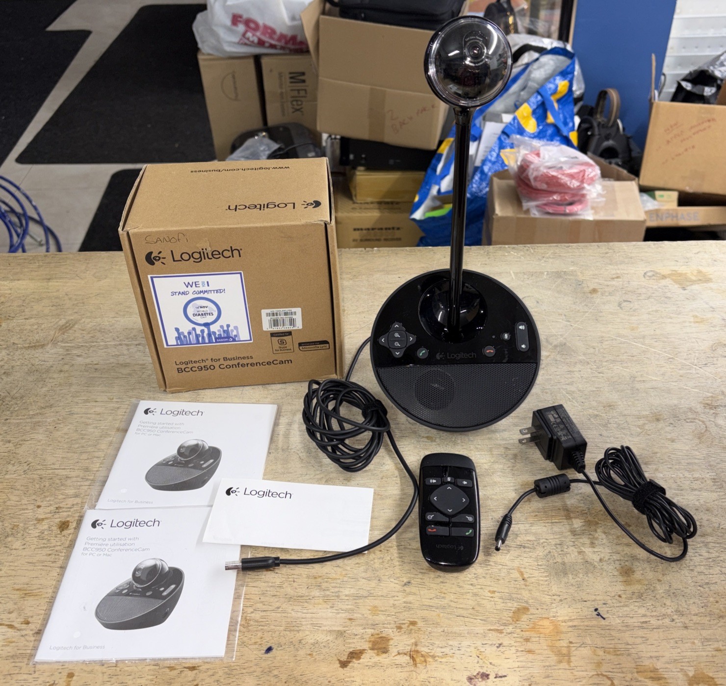 Logitech Conference Cam BCC950 Video Conference Webcam, HD 1080p Camera