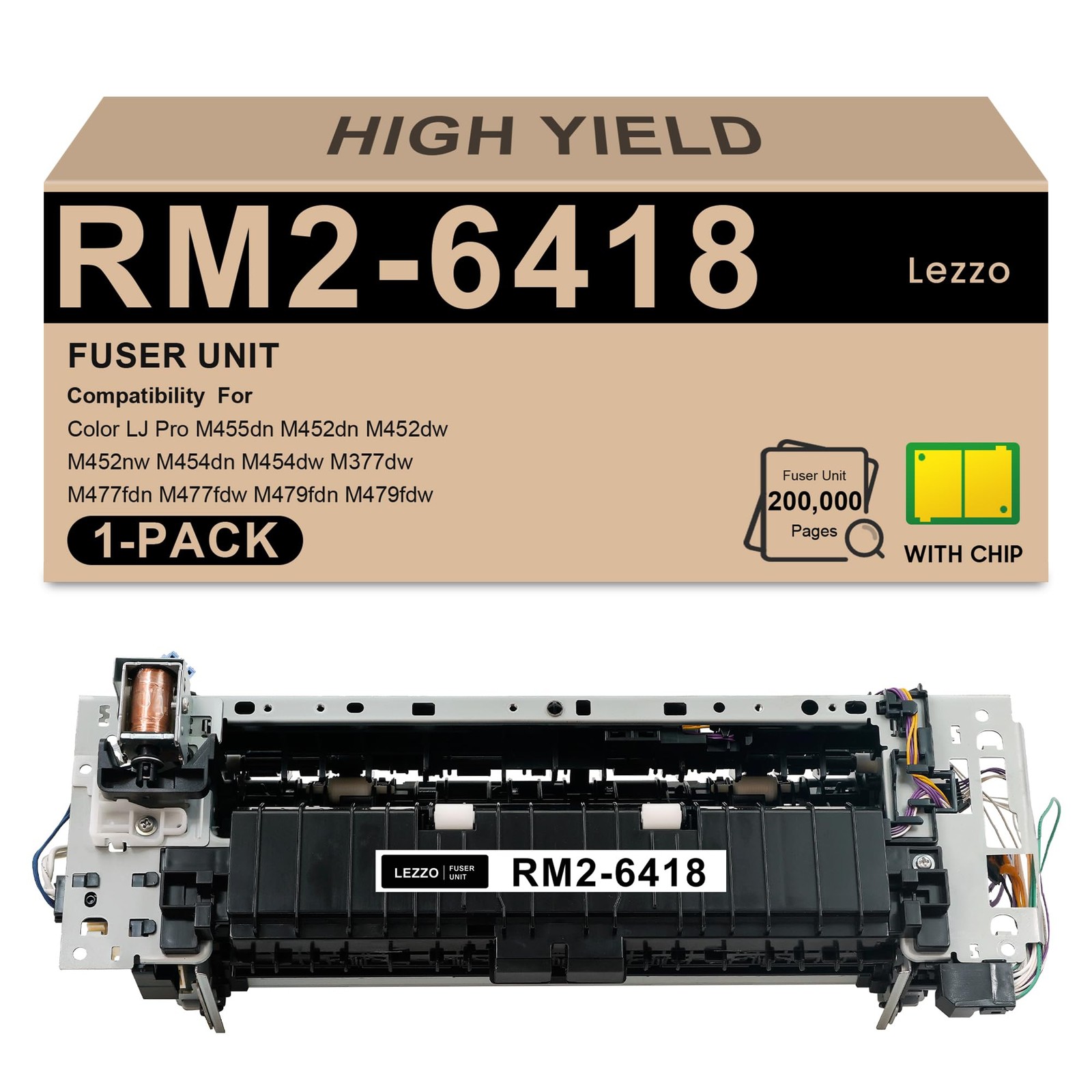 RM2-6418-000CN RM2-6460-000CN Fuser Unit (110V) RM2-6418 RM2-6460 Fuser...