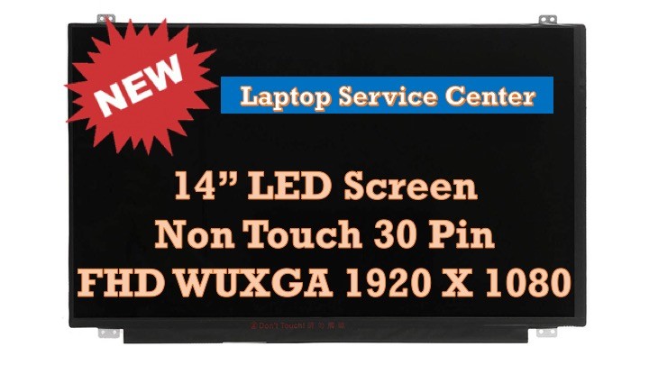 New Gateway GWTN141-1PR 14.1" FHD 1080P LCD LED Screen GWTN141-6BK Display
