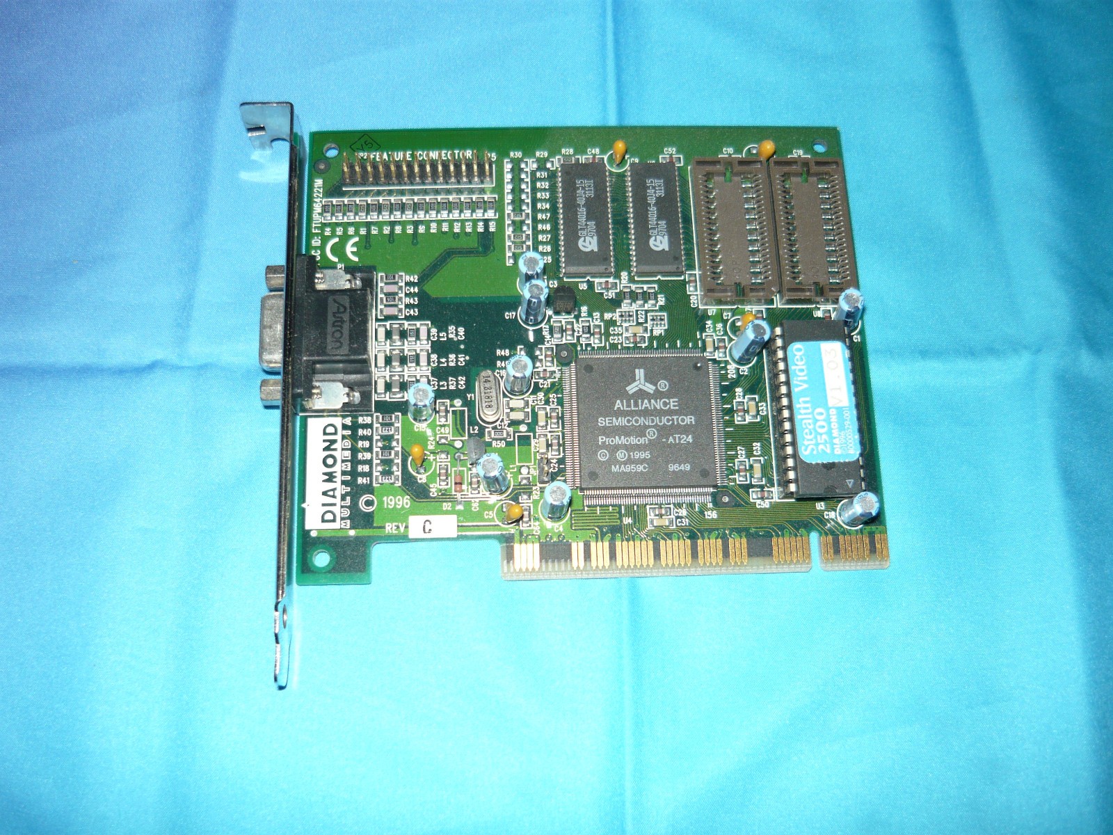 Vintage Alliance ProMotion AT24 PCI Video Card 1MB Used