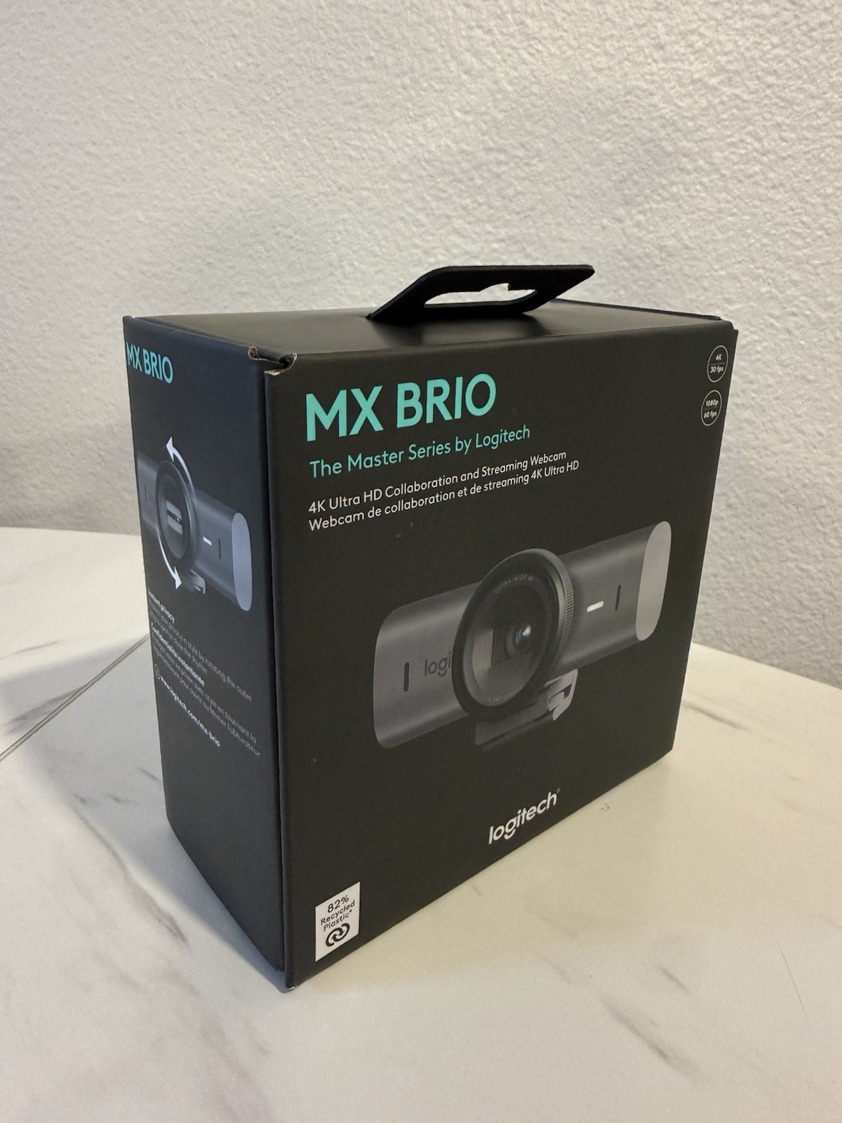 Logitech MX Brio Ultra HD 4K Webcam for Collaboration and Streaming, 1080p