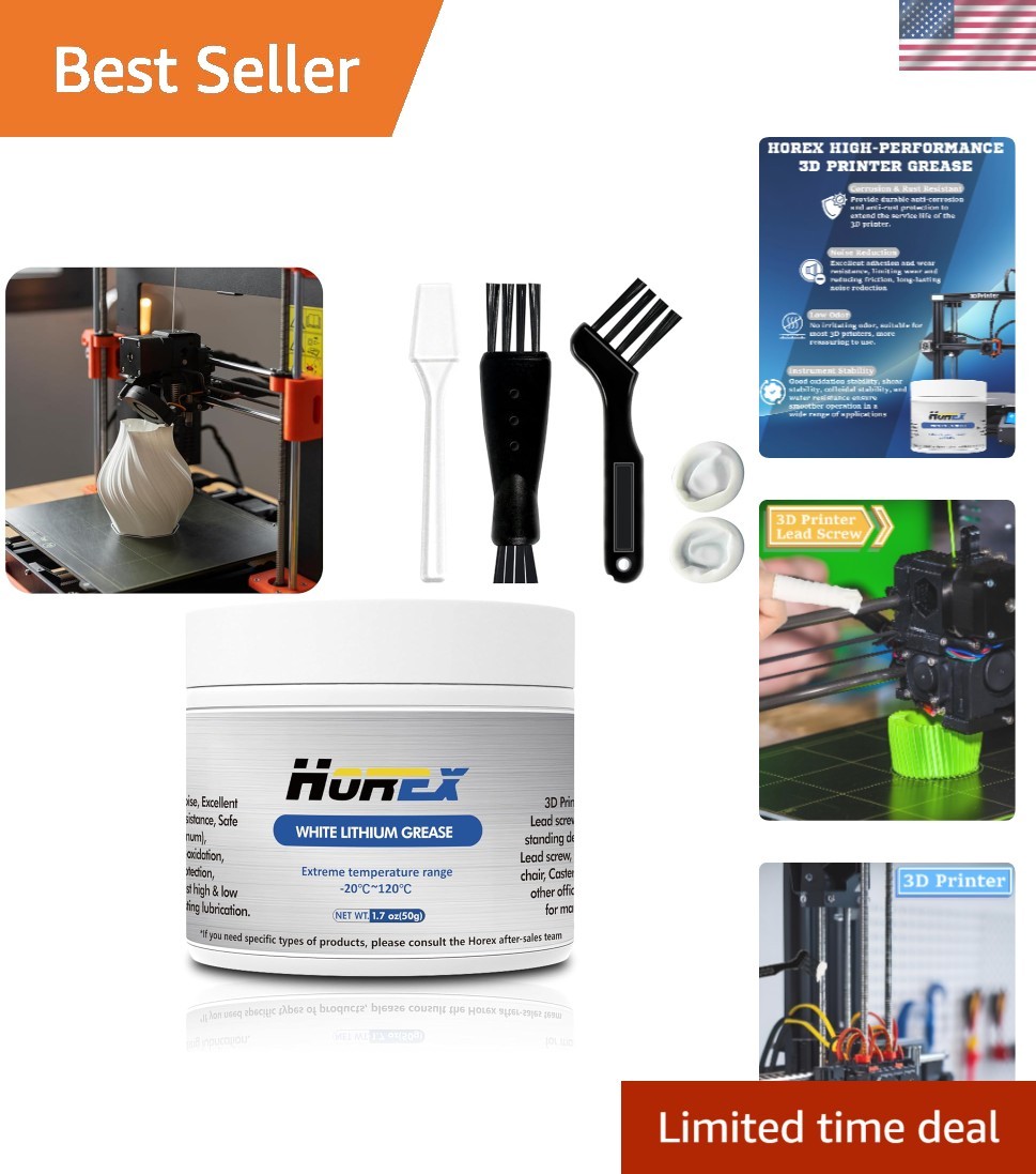3D Printer Lithium Grease 50g Lubricant Printing Machine Lead Screw Gear Redu...