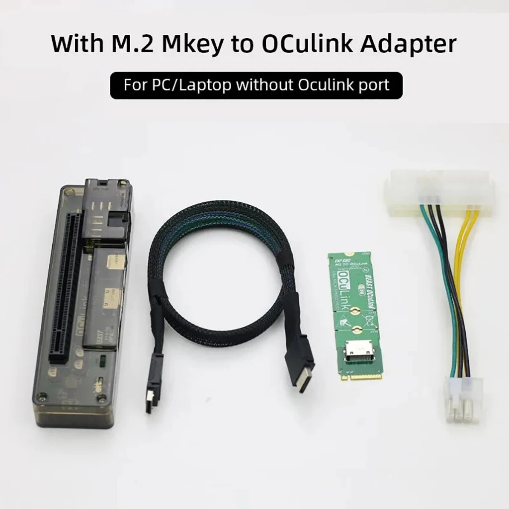 GPU Dock PCIe 4.0 X4 High Speed for Mini PC Notebook Laptop to External Video