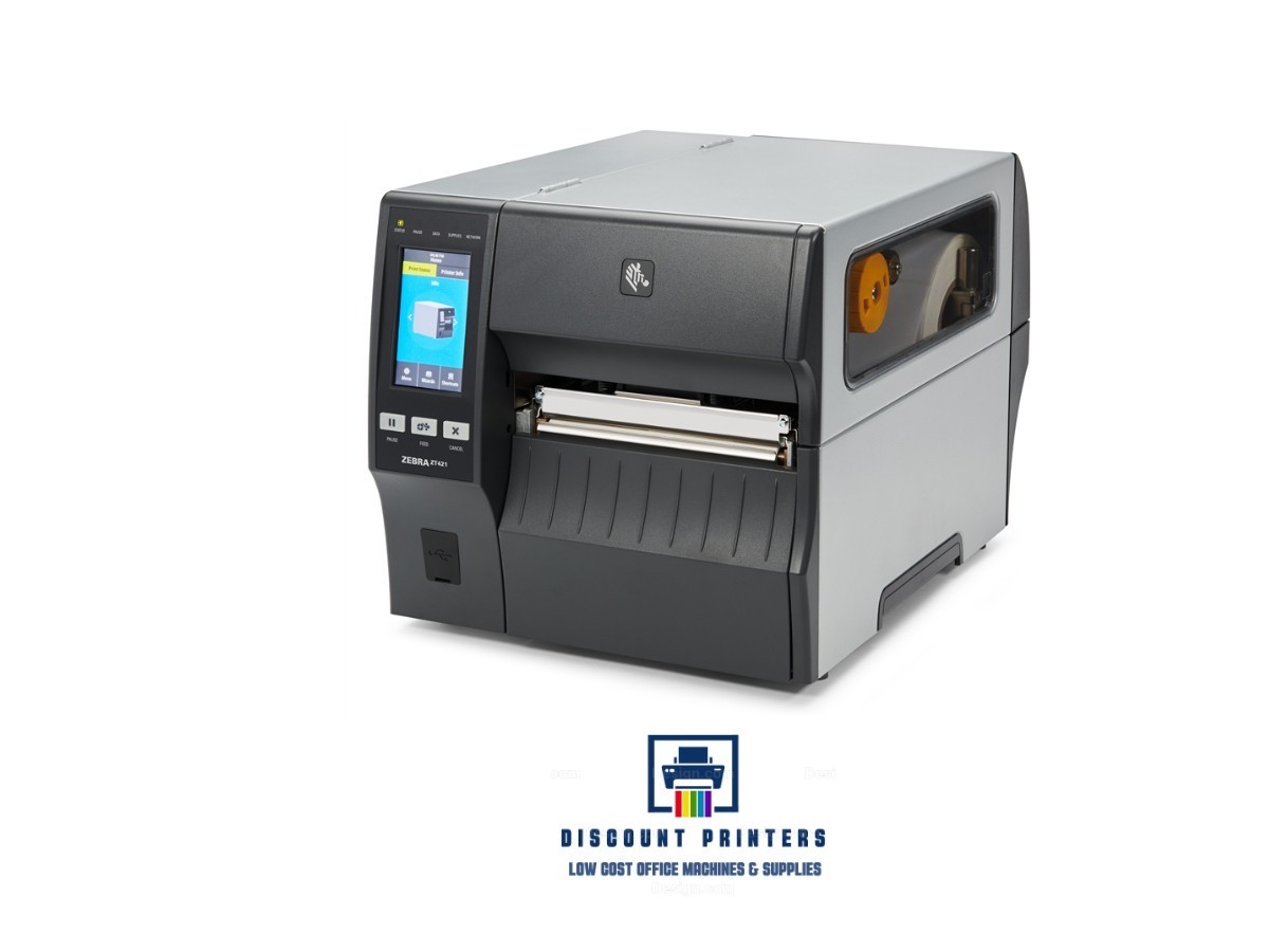 Zebra ZT421  Thermal Transfer Barcode Label Printer USB Network Bluetooth