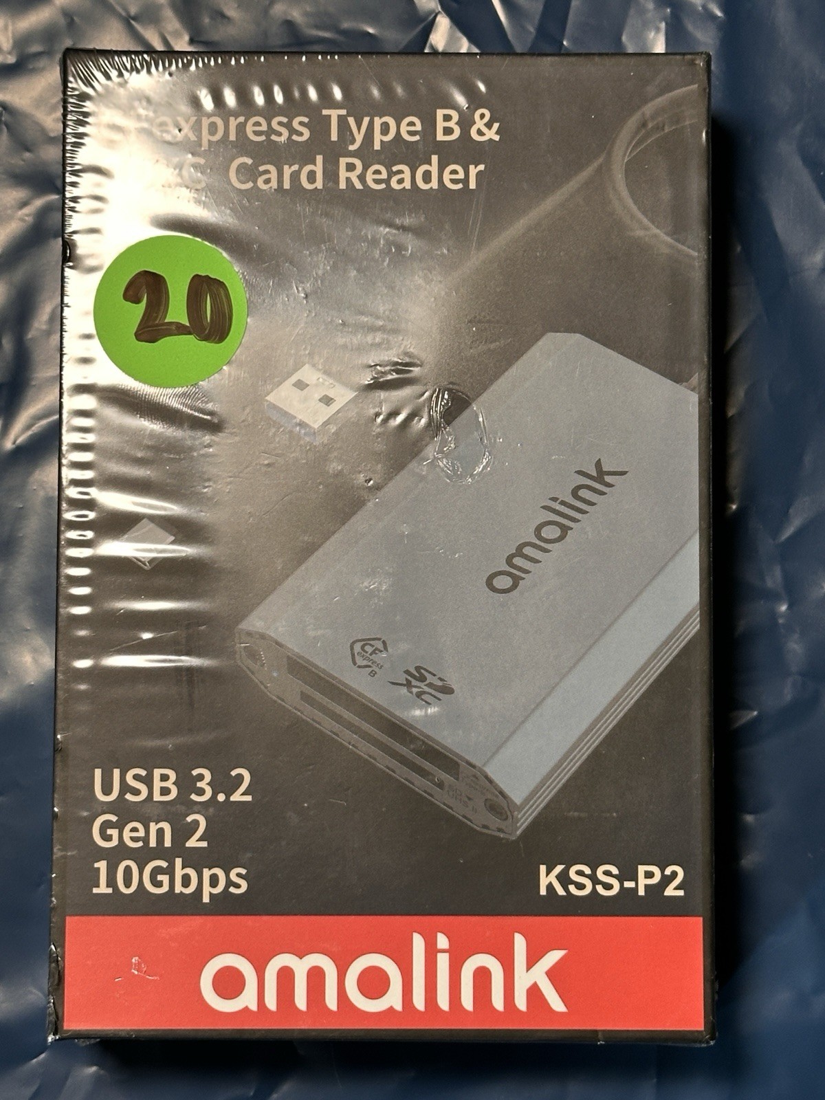 amalink CFexpress Type B & SDXC Card Reader. Model KSS-P2