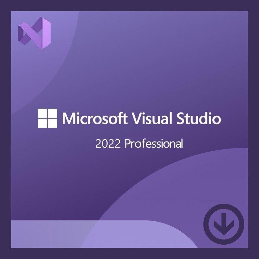 Visual Studio 2022 Professional Edition DVD Full  License Fast Ship