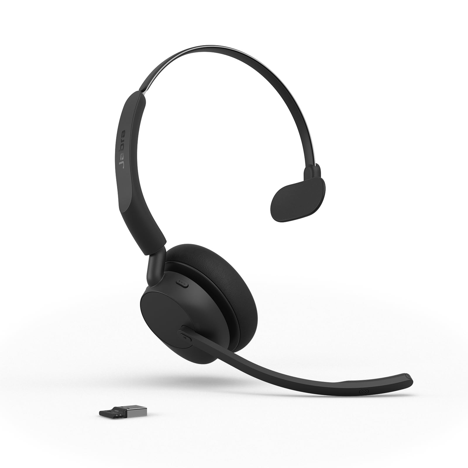 Jabra Evolve3 45 Single-Ear Wireless Bluetooth Headset with Mic, USB-A, UC USB-A