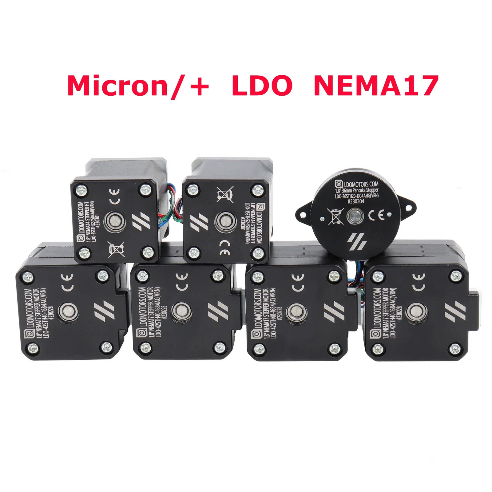 For Micron Plus 120 180 Micron 3d printer NEMA17 LDO stepper motor