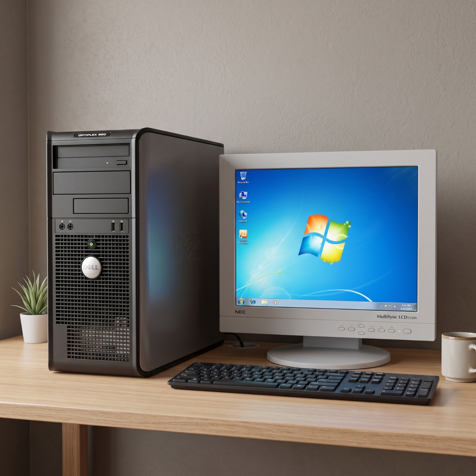 Dell OptiPlex 360 PC Desktop Celeron 2.20GHz 2GB RAM (Windows 7 Pro 64-Bit)