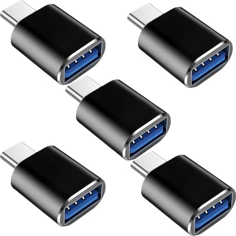 LED USB-C 3.1 Male to USBA Female Adapter Converter OTG Type C Android Phone LOT