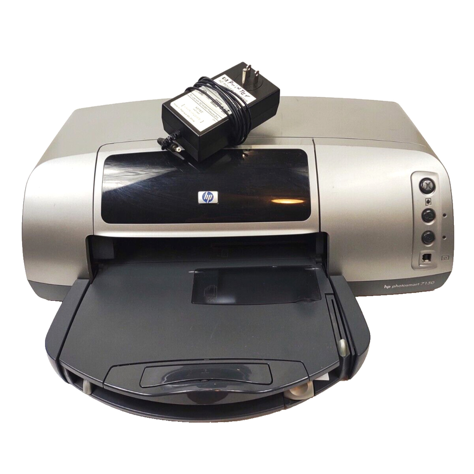 HP Photosmart 7150 Standard Inkjet Printer USB Camera Direct Power Supply WORKS