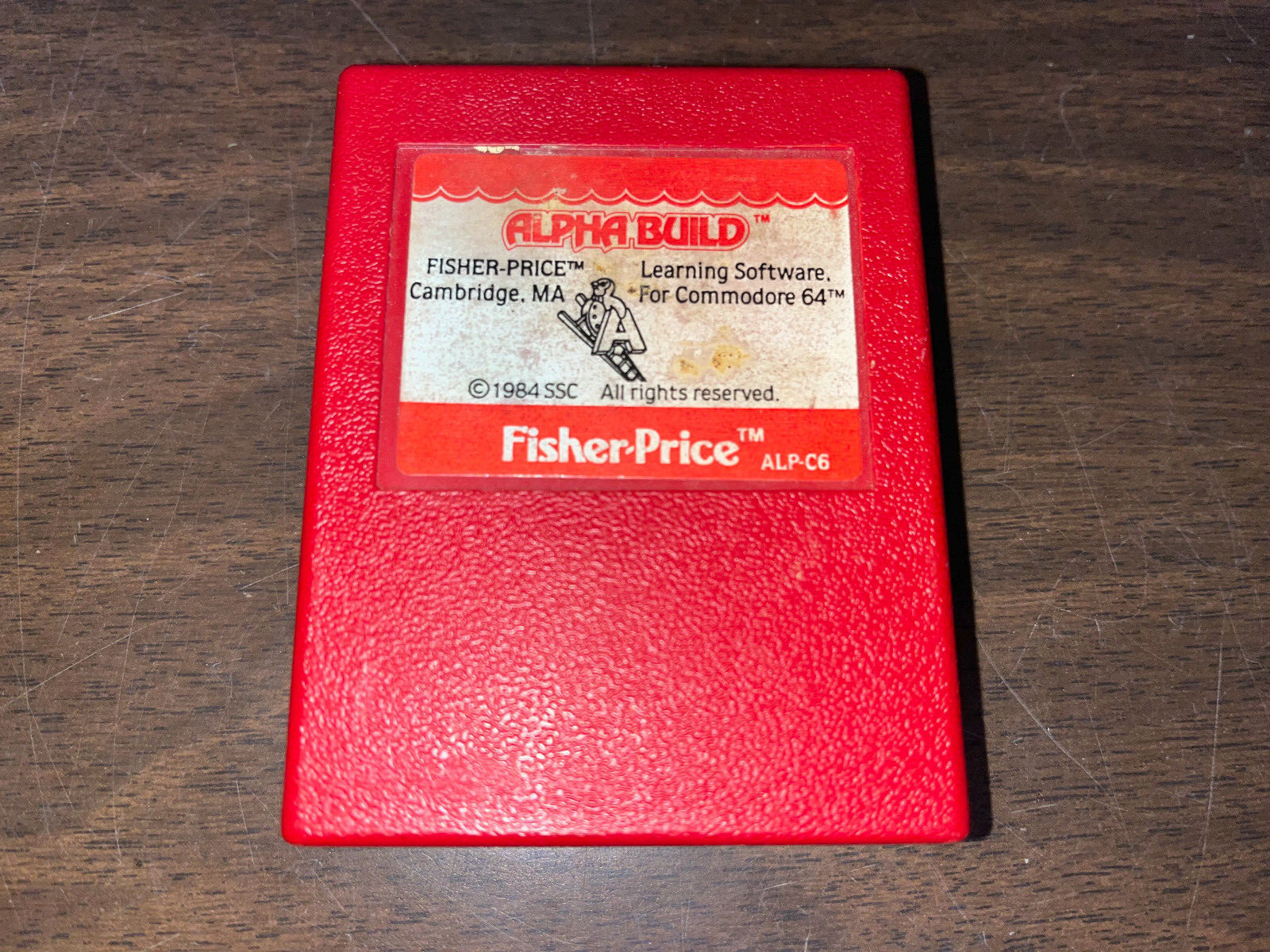 Alpha Build Fisher Price For Commodore 64  Computer Game Cartridge