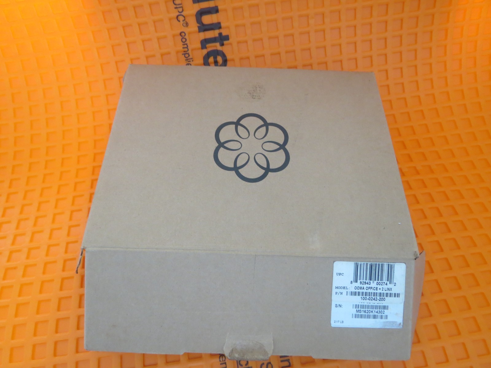 Ooma Office 2 Linx Business Phone System Power Cord & Ethernet Cable