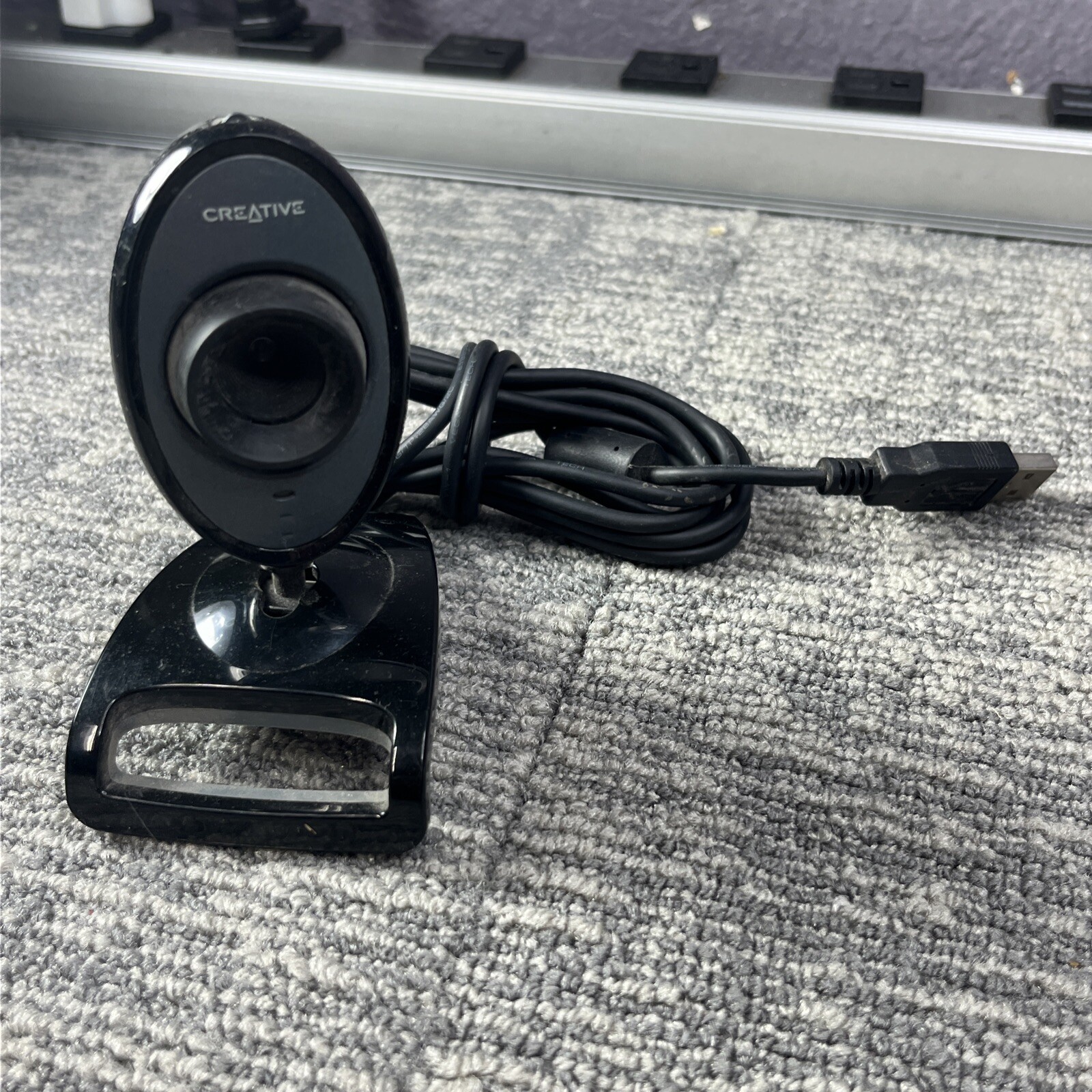 Black CREATIVE Live Cam Video IM Pro Webcam Built-in Microphone USB 10000