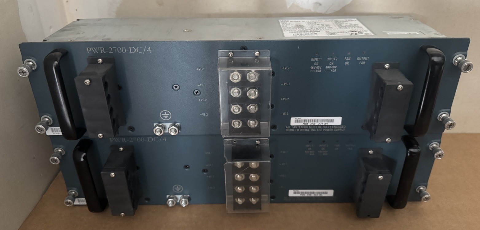 Cisco PwR-2700-DC/4 341-0140-04 For cisco 7604 / wS-C6504-E  DC Power Supply