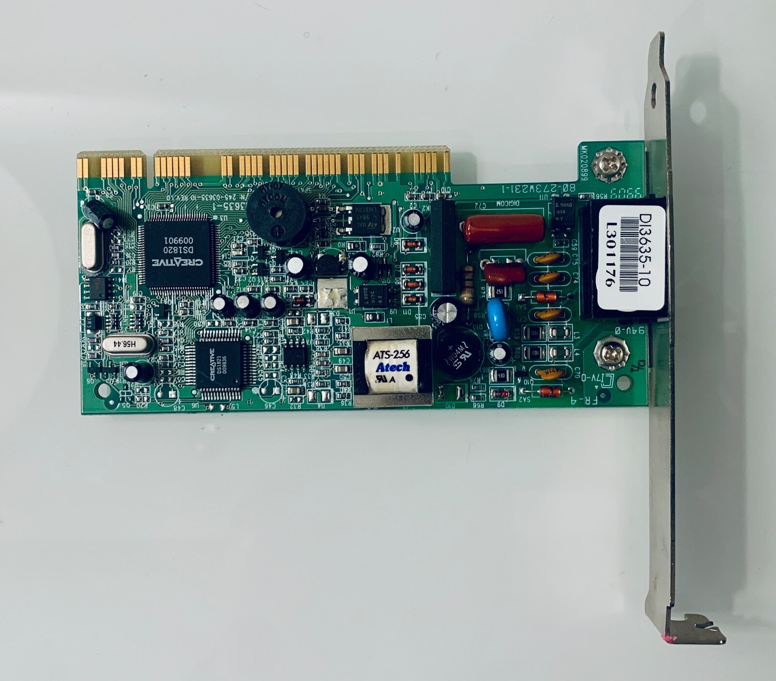 DSI Creative DI3635-10 Data/Fax PCI Modem 56Kbps PCI Bus (Plug & Play) V.90
