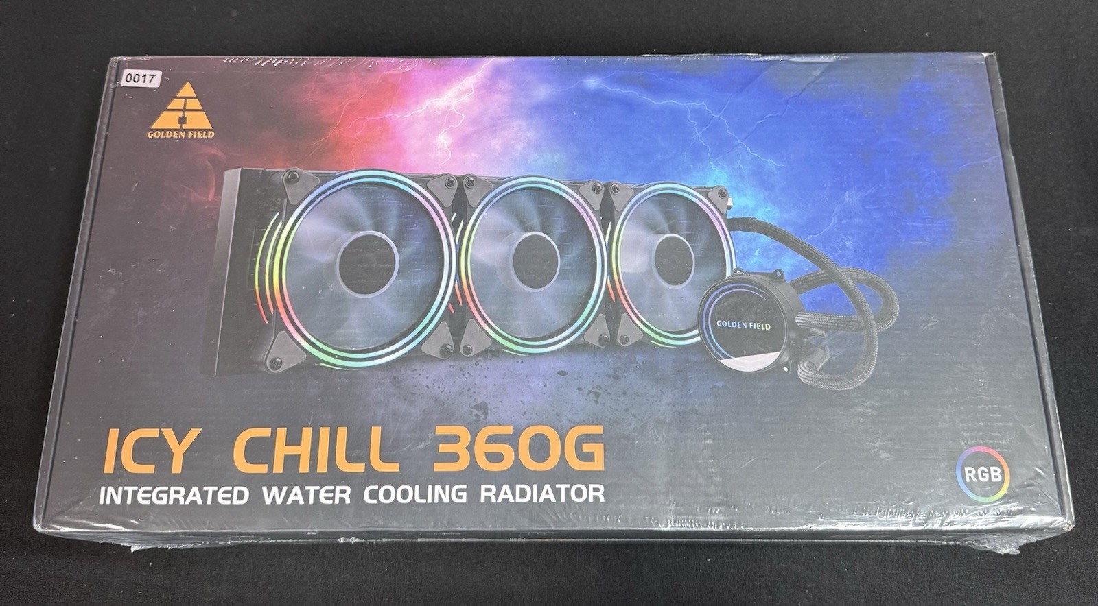 Golden Field Icy Chill  360G Integrated PC  Water Cooling Radiator  NEW/ SEALED
