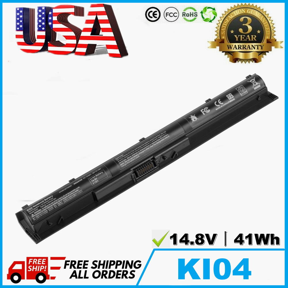✅ K104 KI04 Laptop Battery For HP Pavilion 14/15/17-AB000 HSTNN-LB6S 800049-001