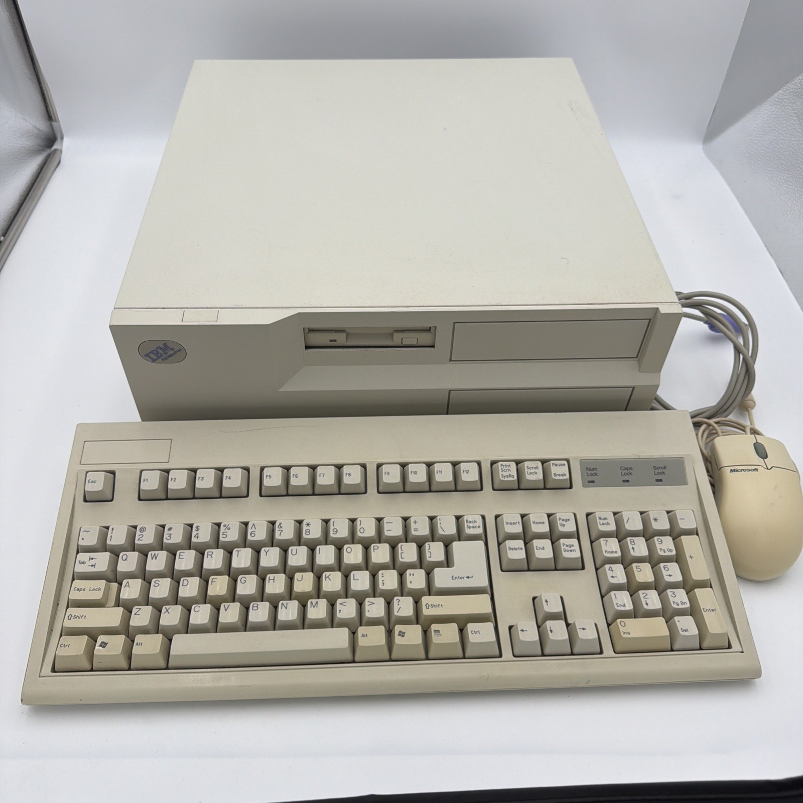 IBM PS/ValuePoint 325T 386SLC DOS 6.3 Win 3.1 KB Mouse Tested Working Computer