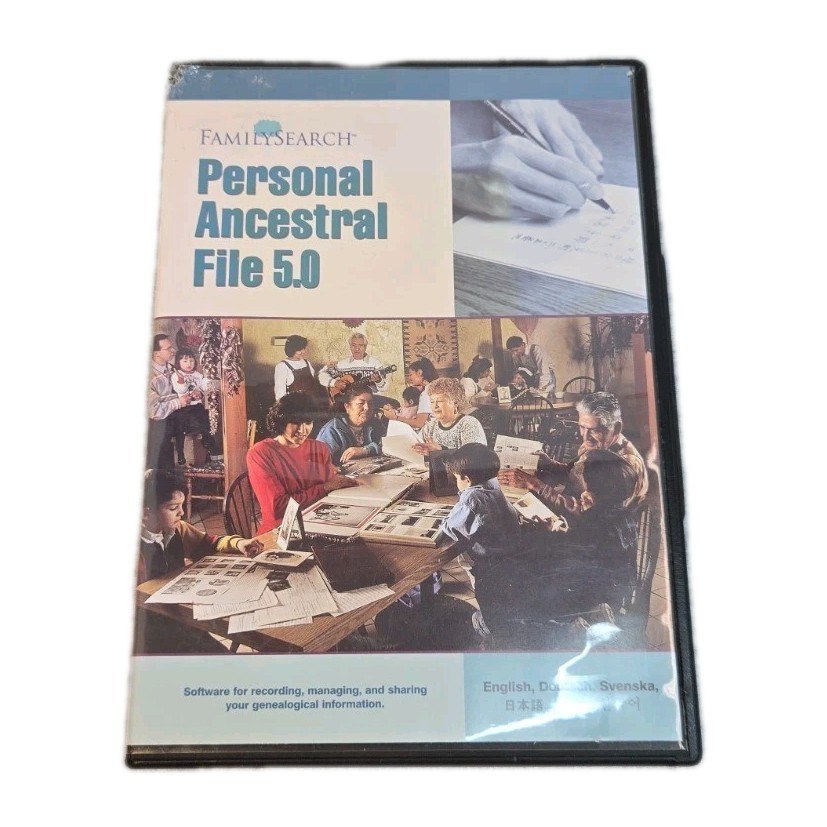 Personal Ancestral File 5.0, CD-ROM Family Search, Church Of Latter Day Saints