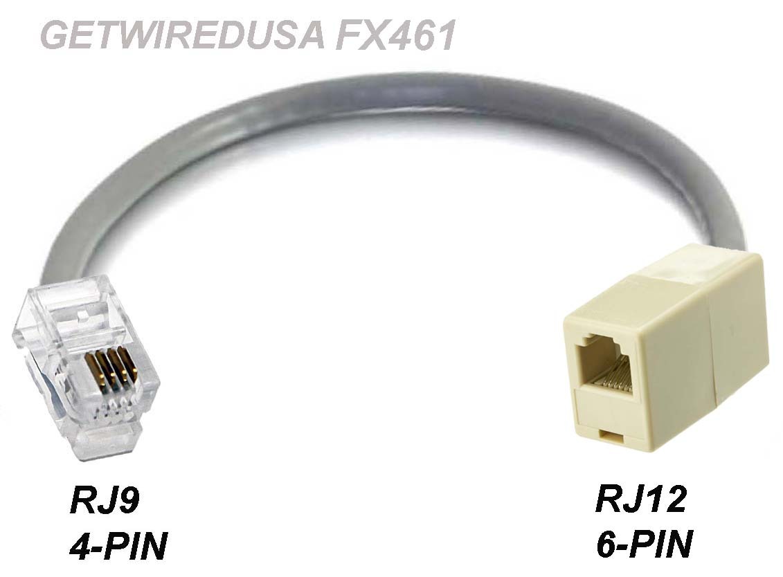 RJ9 RJ10 RJ22 4P4C 4PIN MALE to RJ12 RJ11 6P6C 6PIN FEMALE HEADSET PHONE ADAPTER