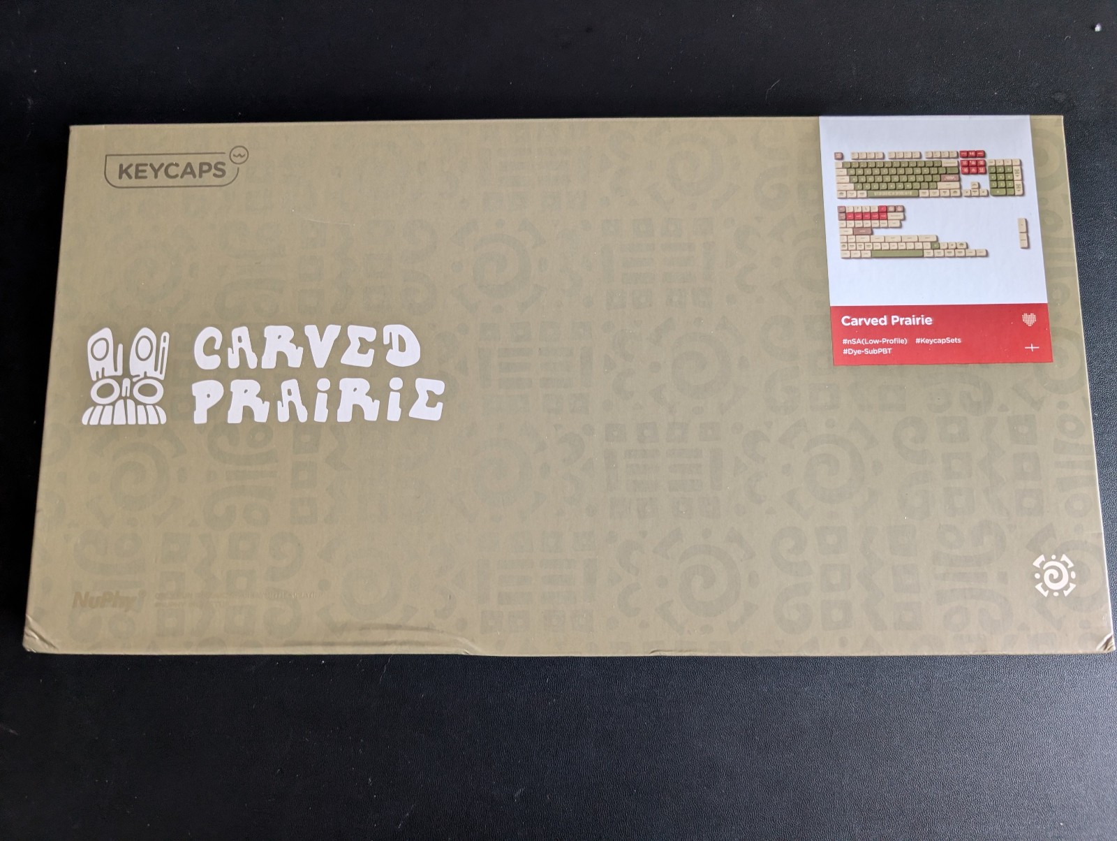 Nuphy Carved Prairie nSA Profile Dye-Sublimated PBT Keycaps