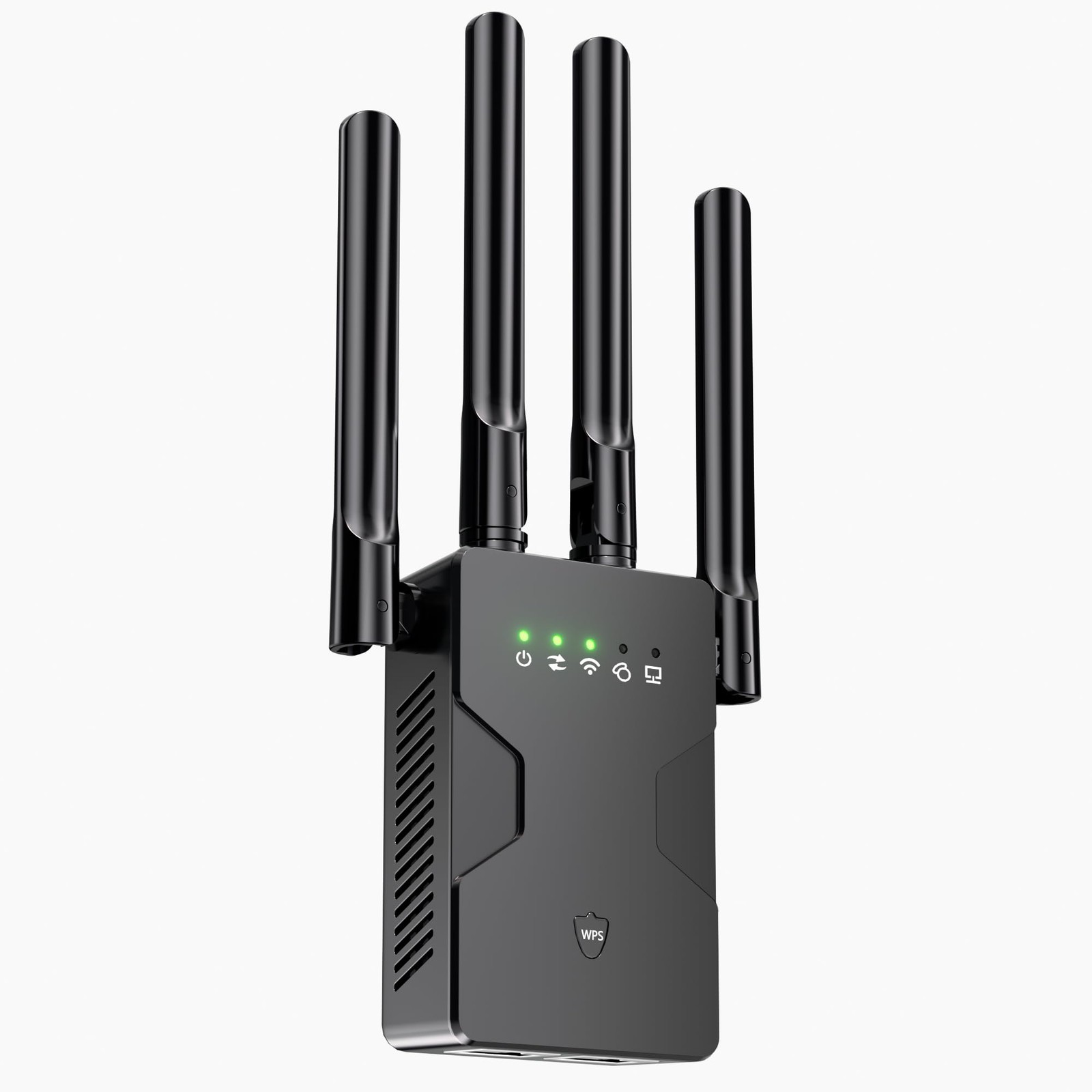 2026 WiFi Extender Internet Booster, 18000 Sq.Ft Ultra Long Range Home Black