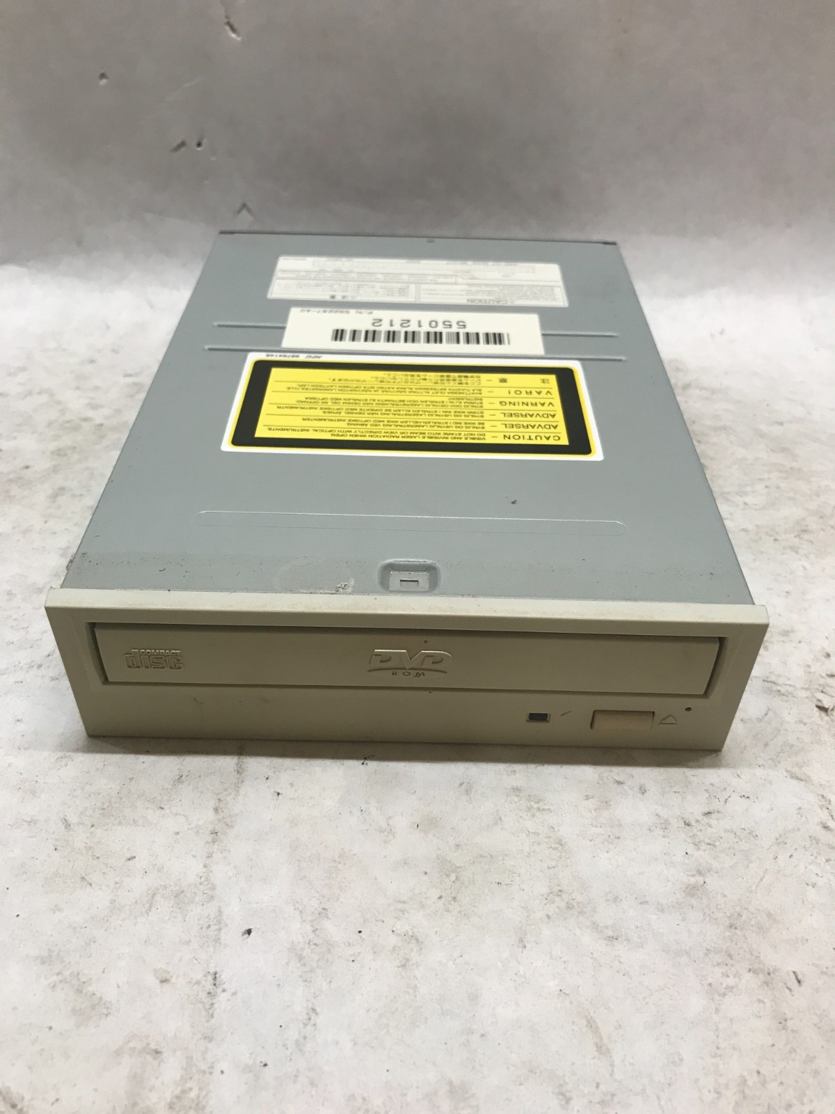 TESTED Toshiba SD-M1212 DVD-ROM / CD Reader Internal IDE Desktop DRIVE July 1999
