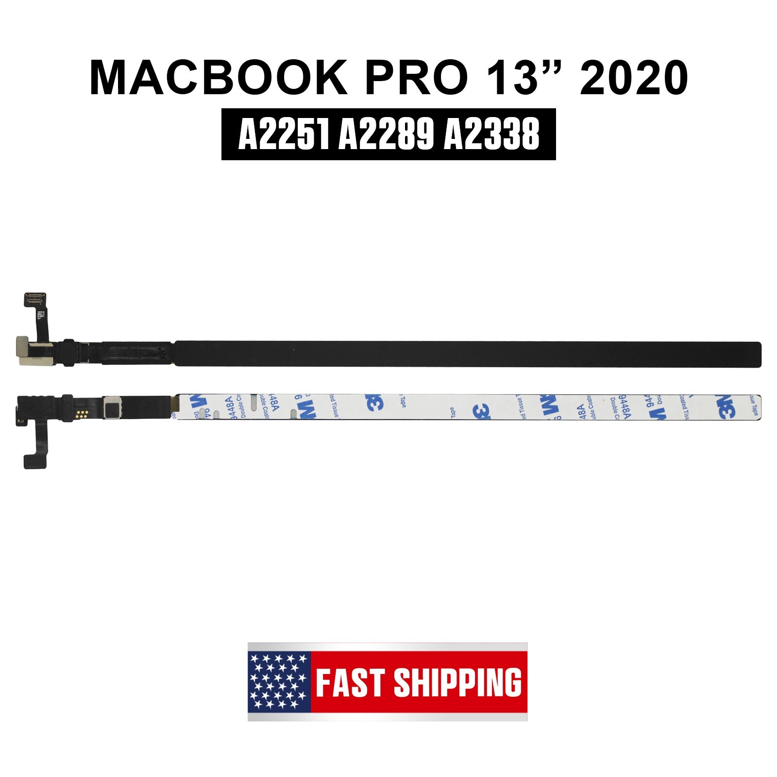 OEM LED Touch Bar Panel Replacement For MacBook Pro 13" 2020 (A2251 A2289 A2338)