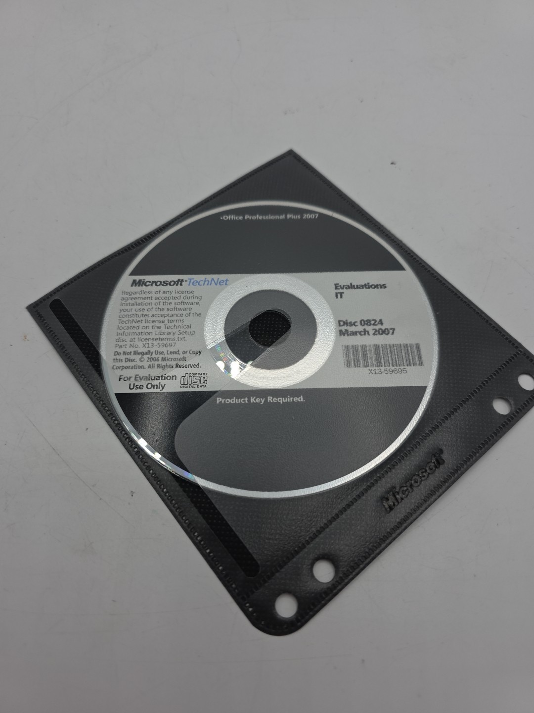 MICROSOFT-TechNeT MARCH 2007 Office Professional Plus 2007 Evaluations IT