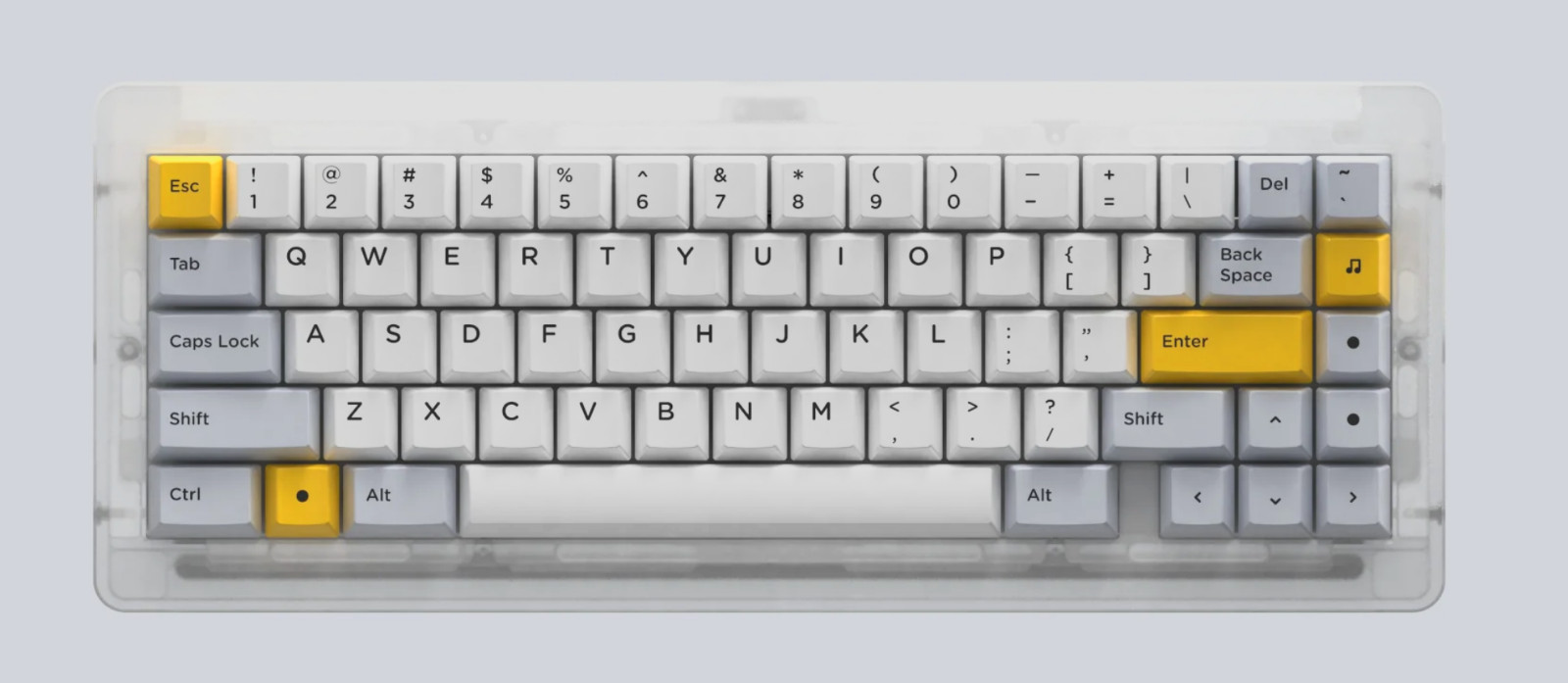 RAMA WORKS M65-B - Iced Edition 65% Custom Mechanical Keyboard