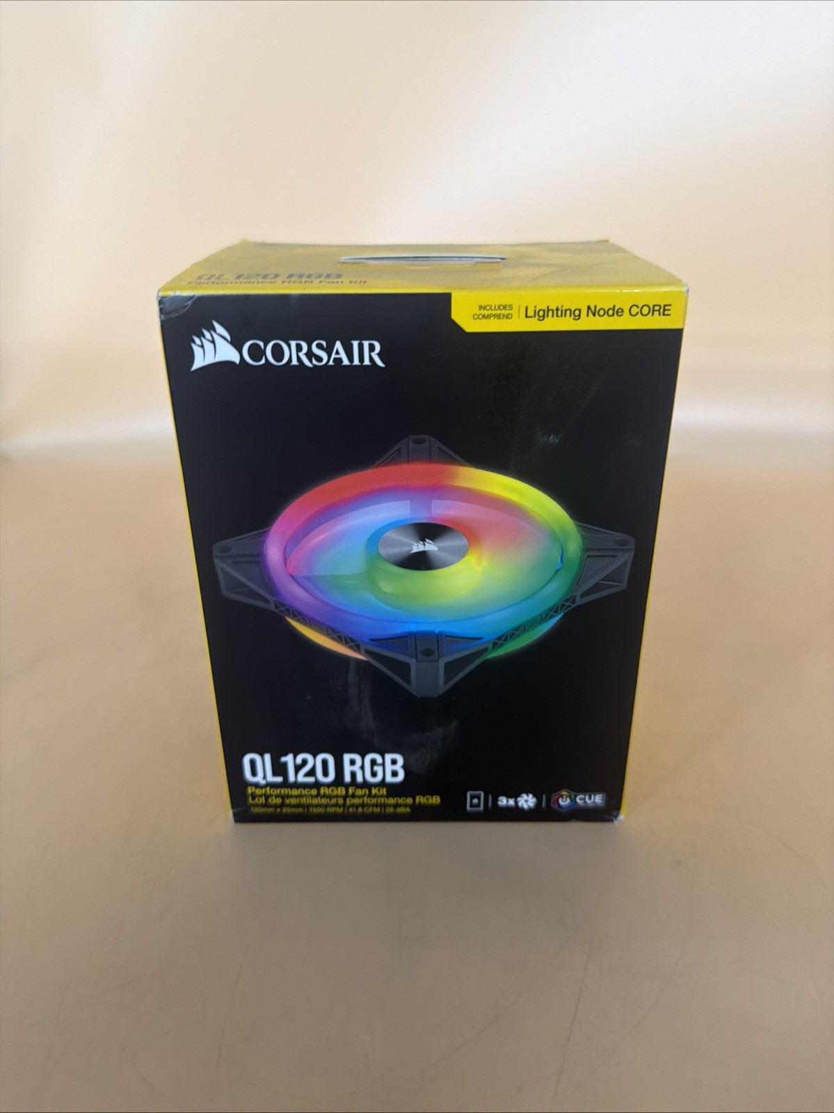 Corsair QL120 RGB 120mm Performance Fan Kit 3 PACK CRISP SEALED :0