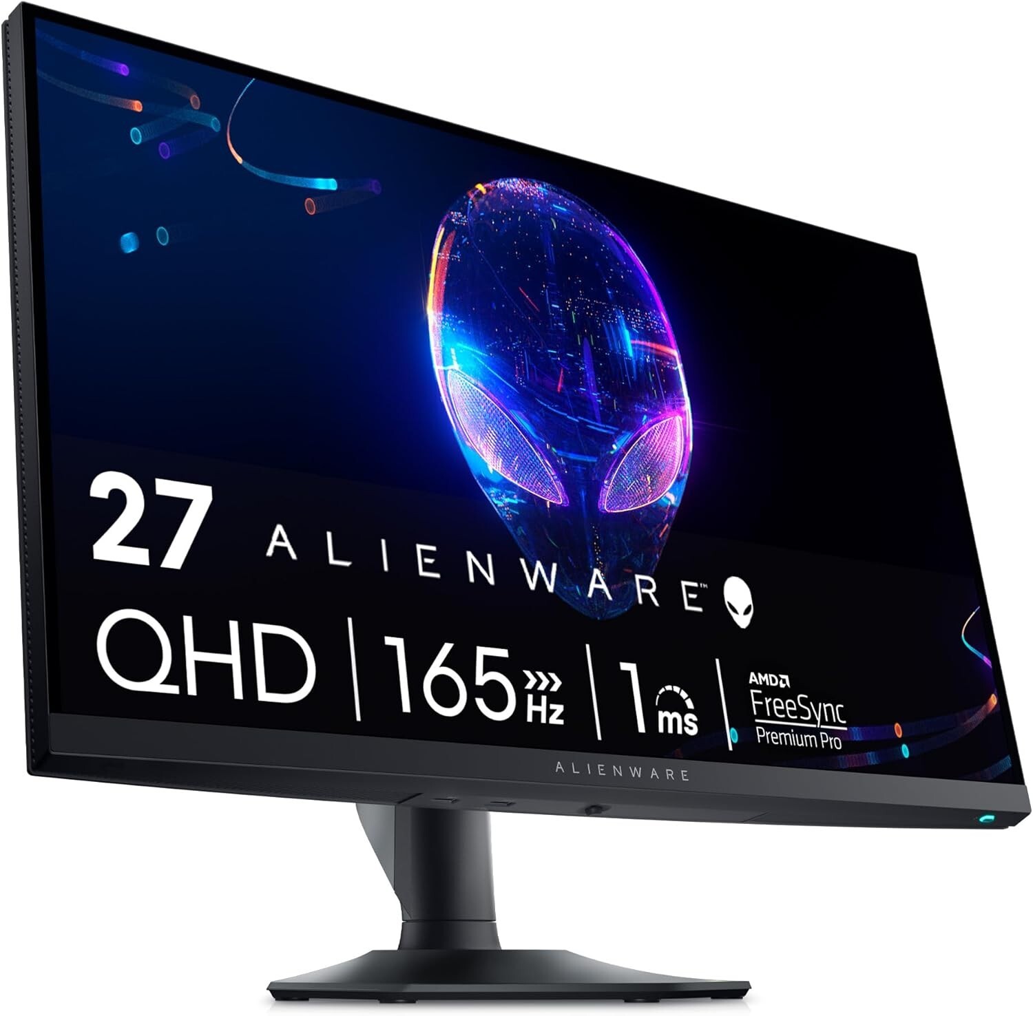Alienware 27" 180Hz QHD IPS Gaming Monitor AW2724DM, AMD FreeSync Prem Pro Black