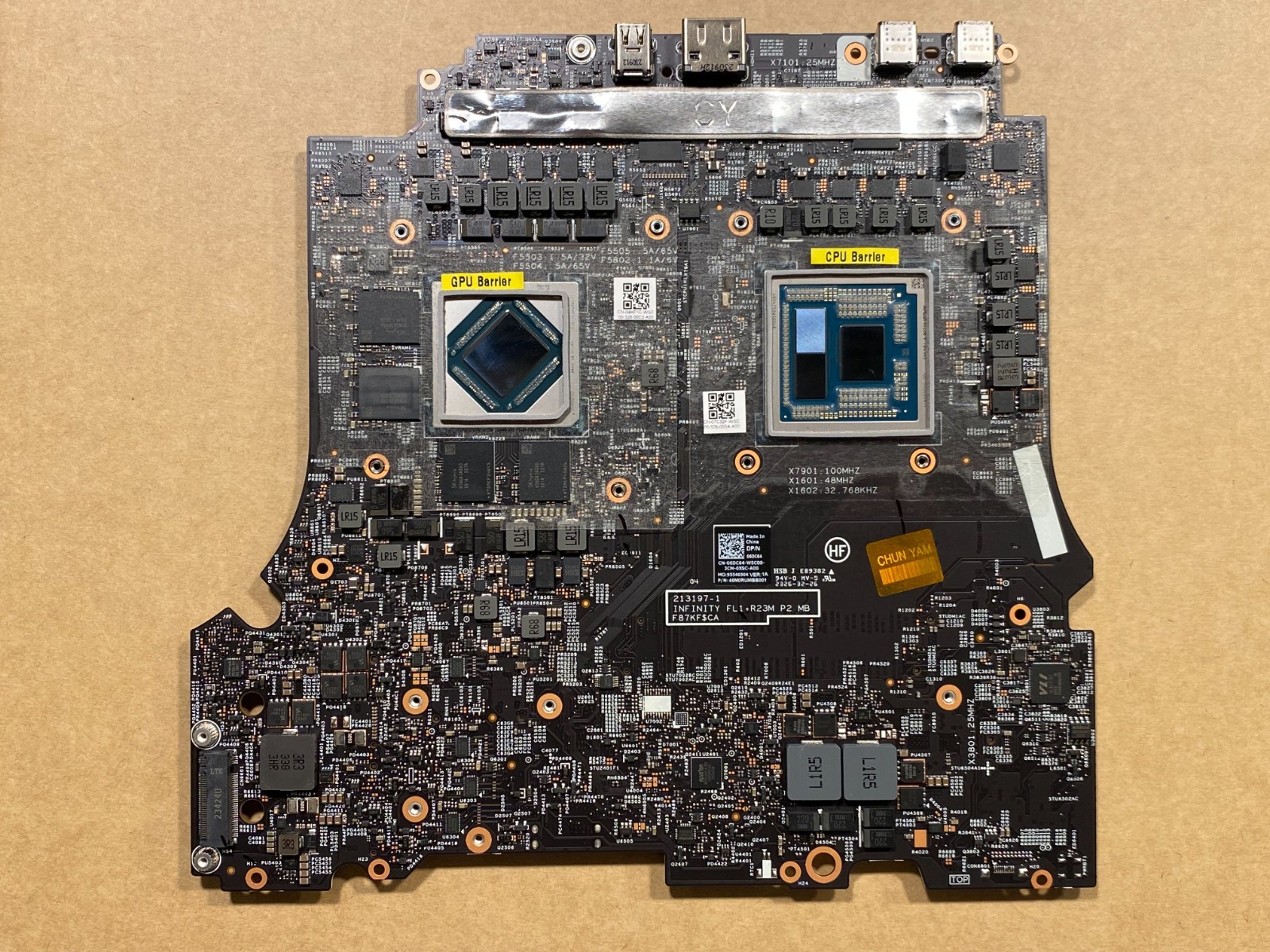 NEW Dell Alienware M16 R1 M18 R1 Motherboard Ryzen 9 7845HX Radeon RX7600M 6DC64