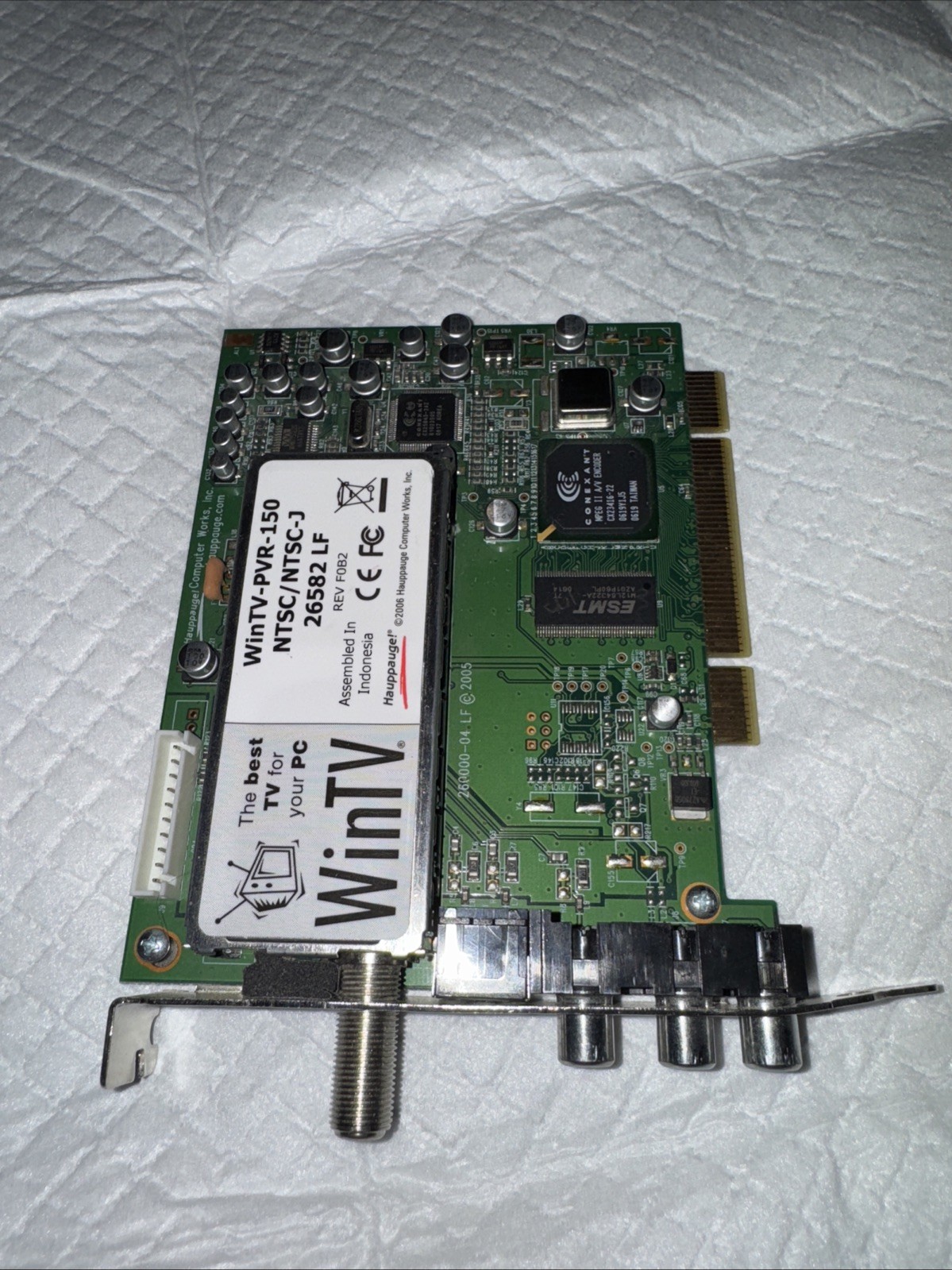Hauppauge WinTV PC Card NTSC/NTSC-J AV S-Video DD01