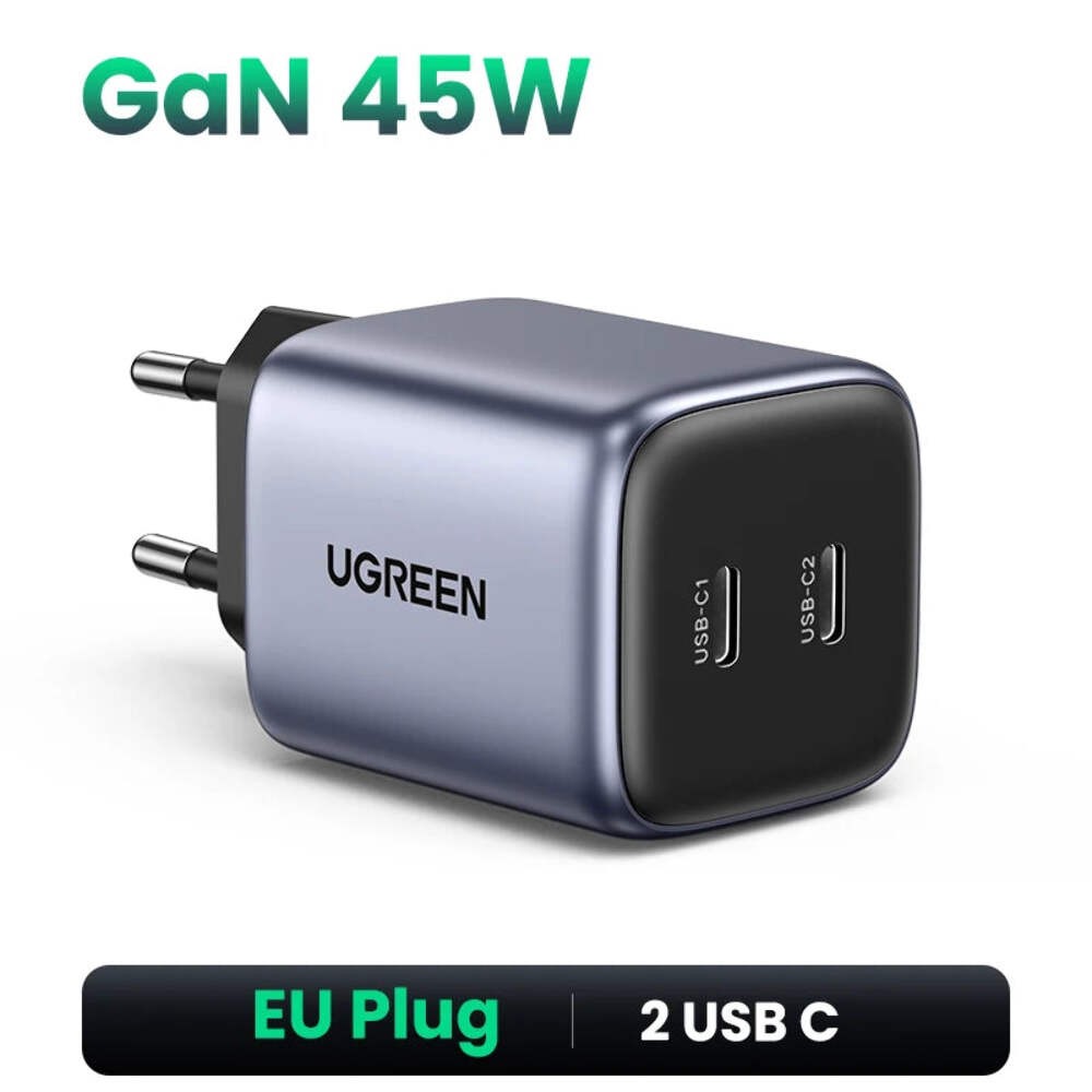 UGREEN 45W GaN USB-C Fast Charger - Power Up Your Devices Quickly